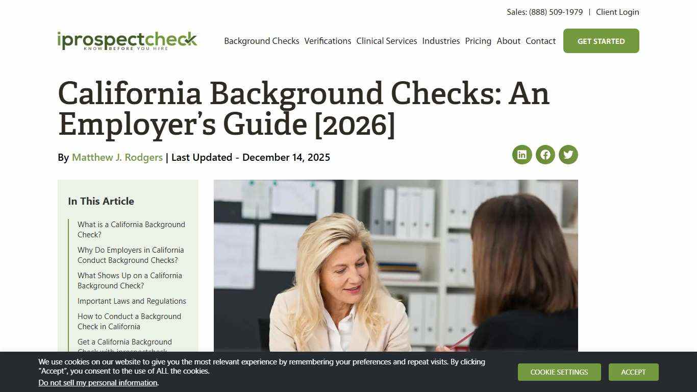 California Background Check: An Employer's Guide [2026]